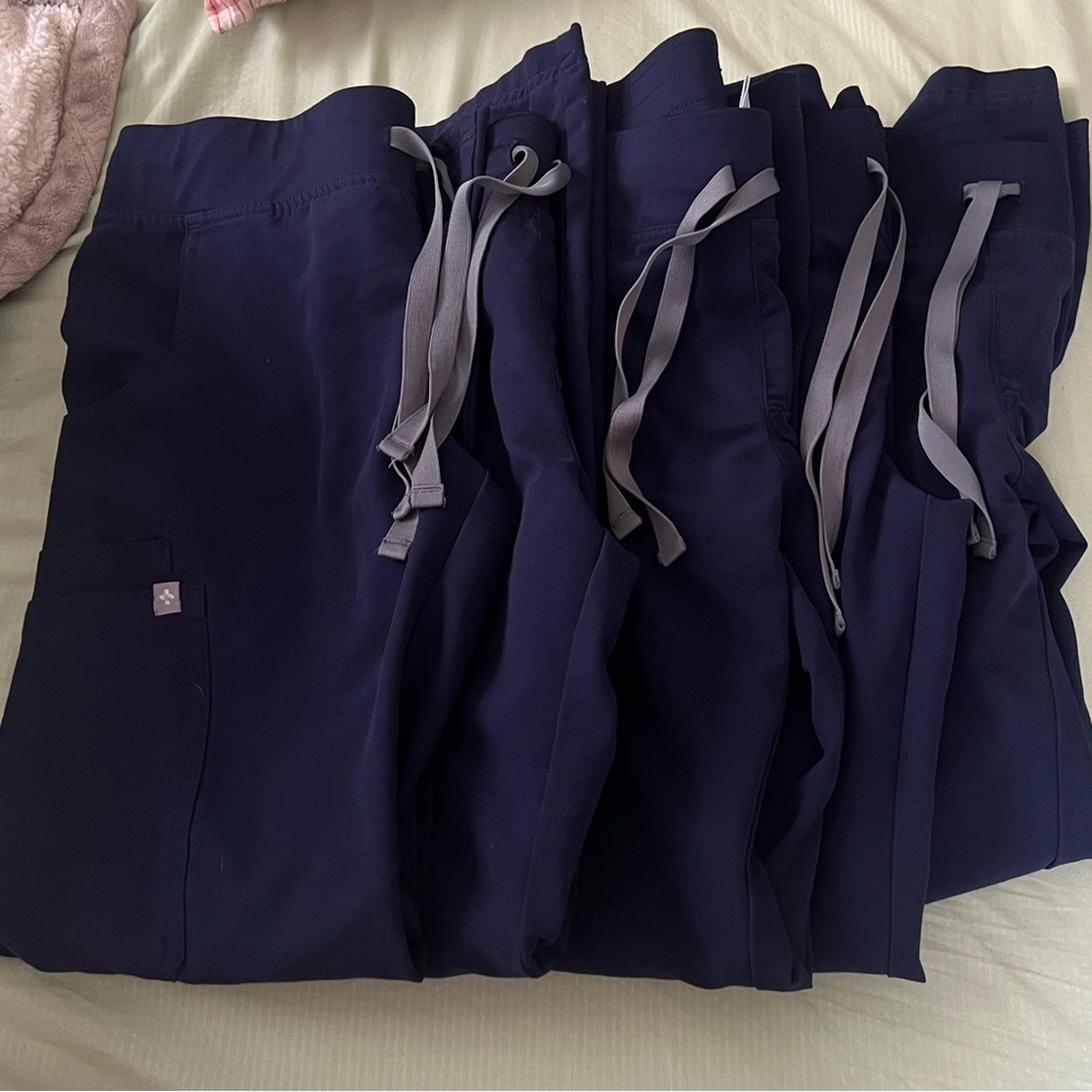 Bottom Navy Blue Fig Scrubs